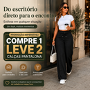 (Compre 1 e Leve 2) Calça Pantalona Julie em Malha de Seda Gelo e Poliéster